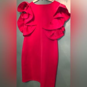 COPY - Dress with puff shoulders